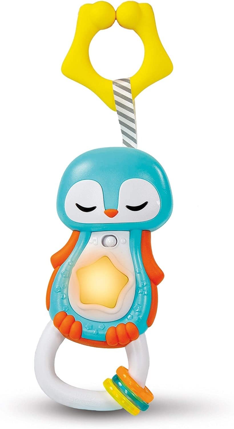 Clementoni Sonaglino Interattivo, Multicolore (Pinguino), 3-36 Mesi
