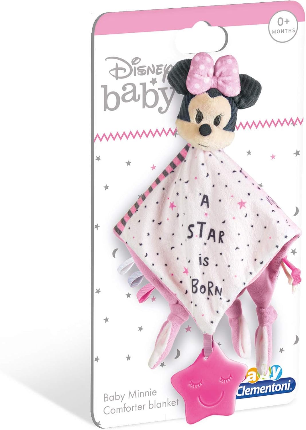 Clementoni 17344 Disney Baby Minnie Kuscheldeckchen, Multicolor