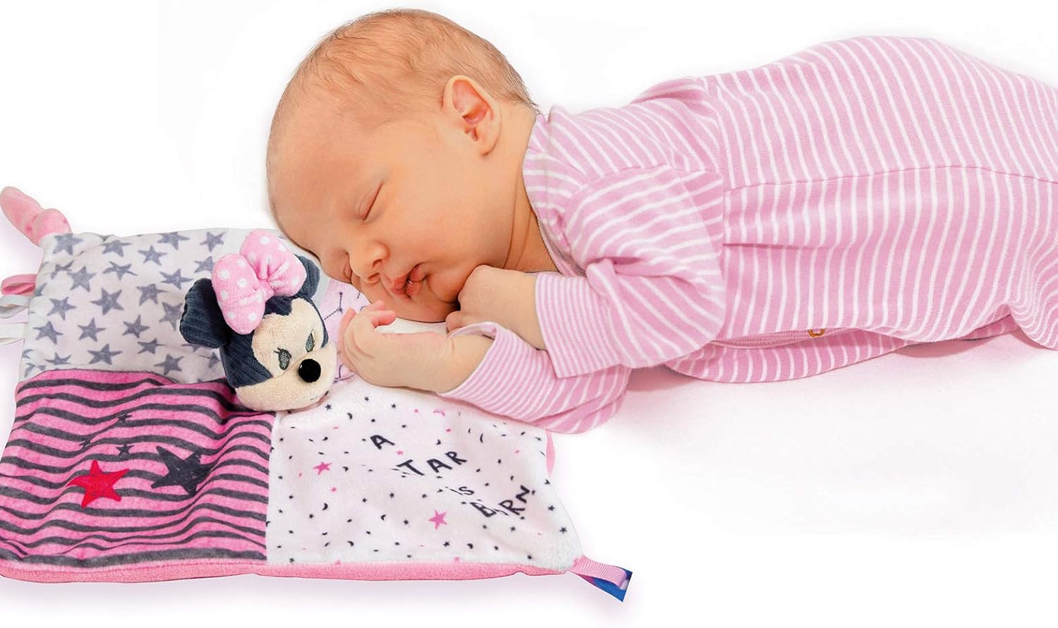 Clementoni 17344 Disney Baby Minnie Kuscheldeckchen, Multicolor