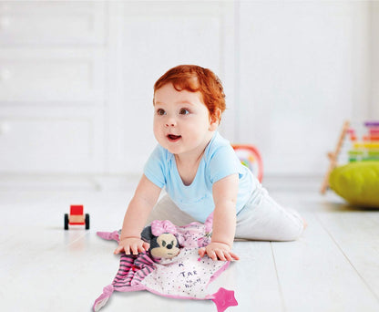 Clementoni 17344 Disney Baby Minnie Kuscheldeckchen, Multicolor