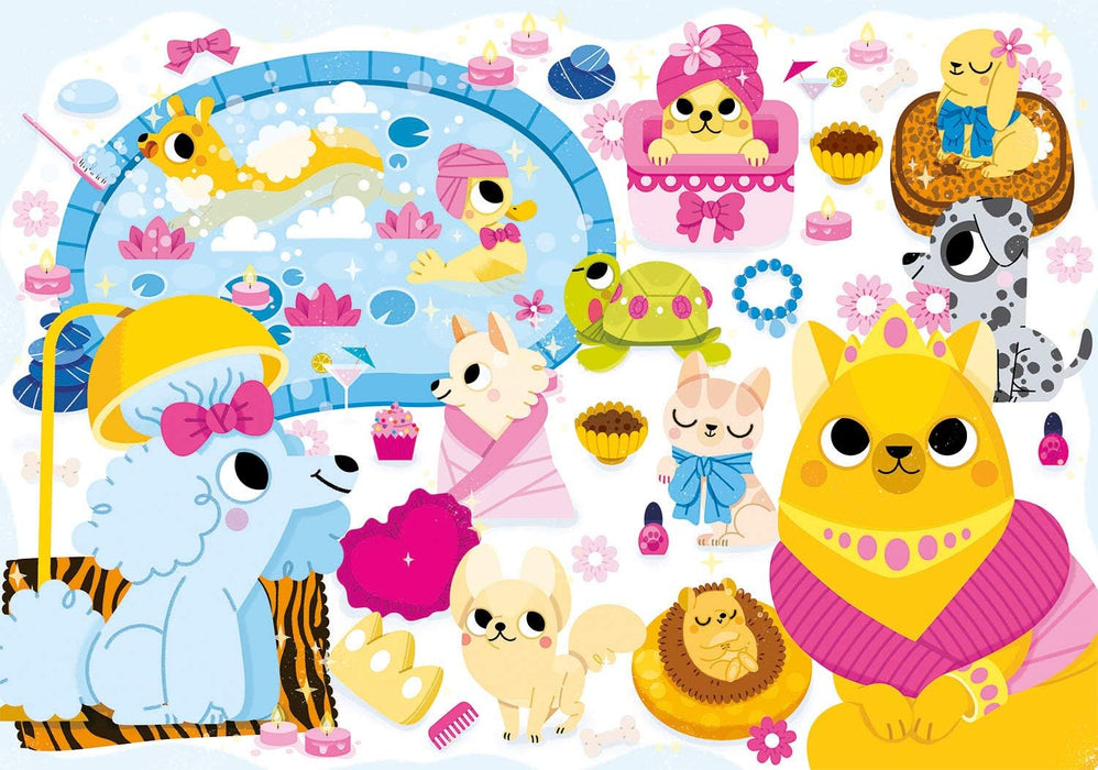 Clementoni 20167 Jewels 104pc Puzzle-Puppies Beauty & Spa