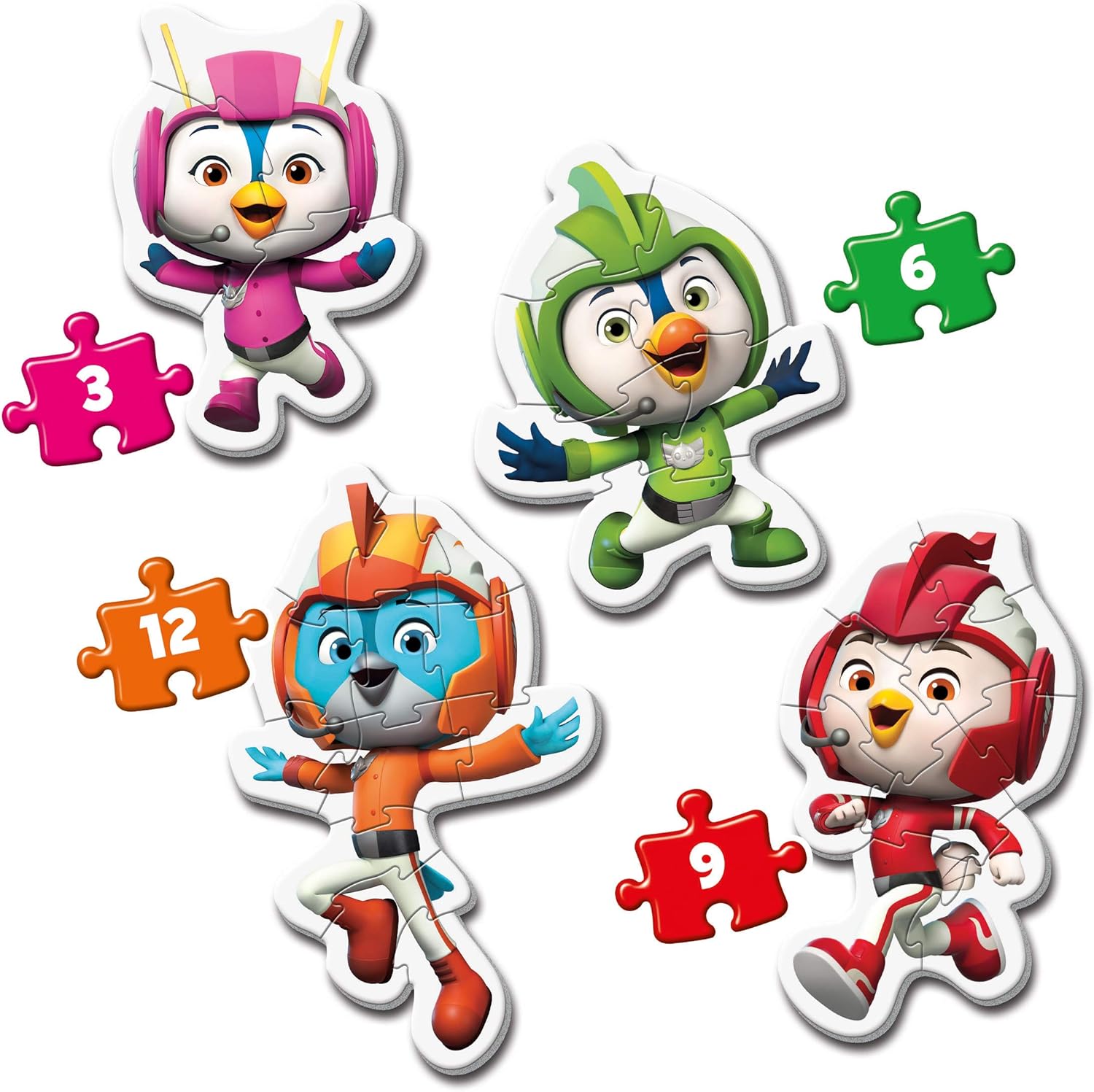Clementoni My First Puzzle 3,6,9,12 Piezas Top Wing (20816.6
