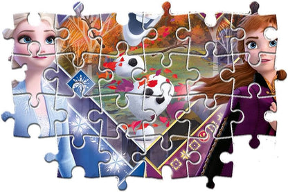 Clementoni - 23739 - Supercolor Puzzle - Disney Frozen 2 - 104 maxi pieces - Made in Italy - jigsaw puzzle children age 4+
