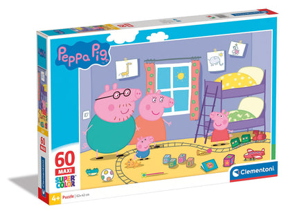 Clementoni Peppa Pig Puzzle, Multicolor, 60 pezzi (26438