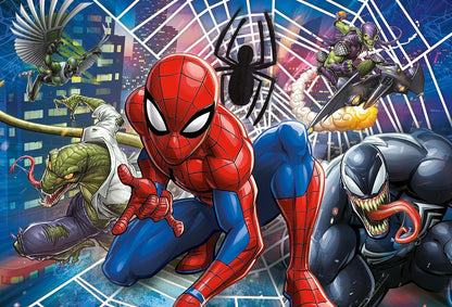 Clementoni - 26444 - Supercolor Puzzle for children-Spider Man-60 Pieces Maxi Marvel Spider-Man
