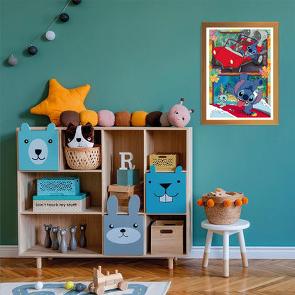 Clementoni - 27572 - Supercolor Puzzle - Super Disney Stitch - 104 Pieces| Puzzle Cartoon| Made In Italy Puzzle Disney Stitch 104 Pieces