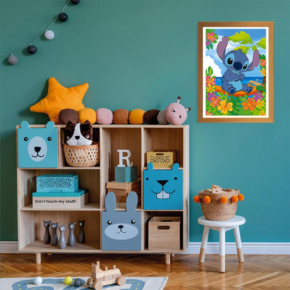 Clementoni - 27572 - Supercolor Puzzle - Super Disney Stitch - 104 Pieces| Puzzle Cartoon| Made In Italy Puzzle Disney Stitch 104