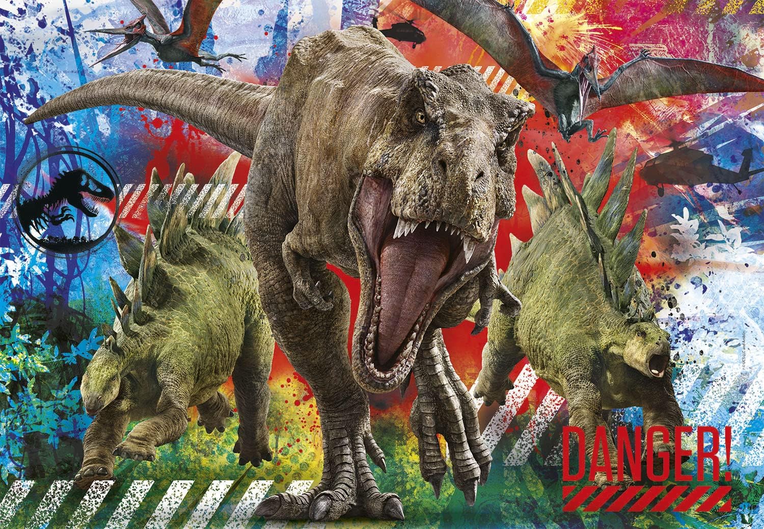 Clementoni- Puzzle Jurassic World 180pzs Park Infantil, Color, One Size (29106