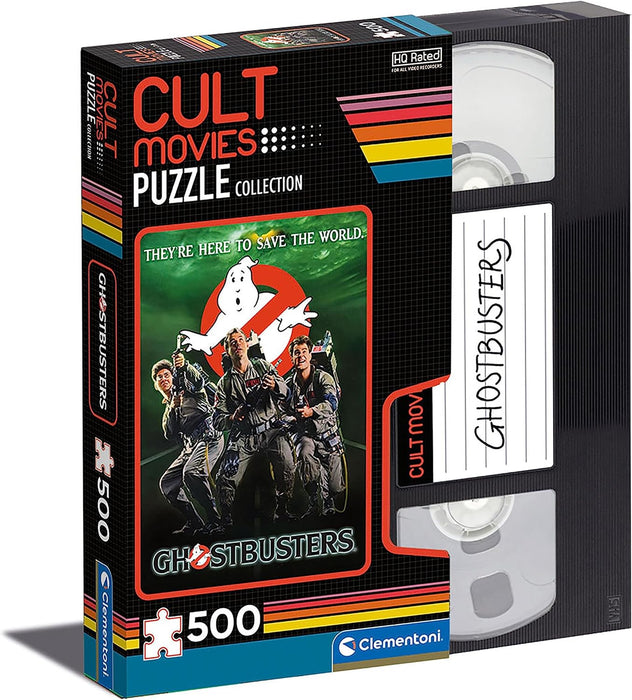 Clementoni 35153 Cult Ghostbusters 500 Pieces, Movies, Jigsaw Puzzle for Adults-Made in Italy, Multi-Coloured