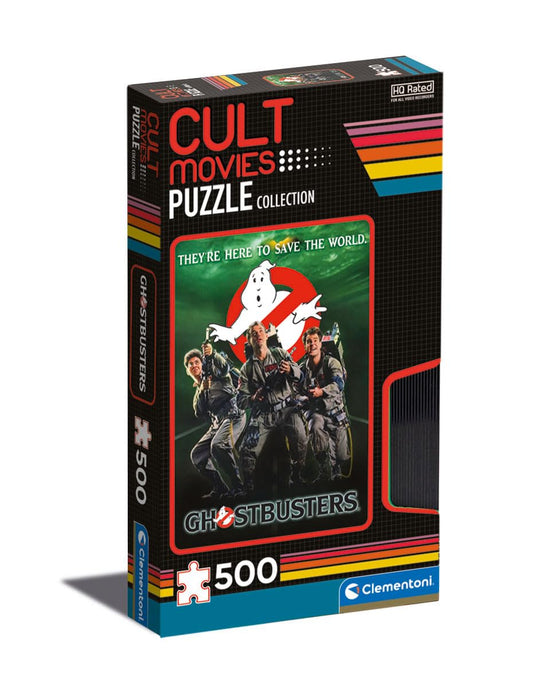Clementoni 35153 Cult Ghostbusters 500 Pieces, Movies, Jigsaw Puzzle for Adults-Made in Italy, Multi-Coloured