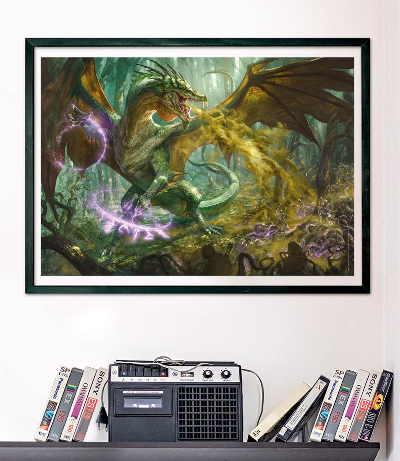 Clementoni 39734 Dungeons & Dragons 1000 Pieces, Jigsaw Puzzle for Adults-Made in Italy Puzzle Dungeons & Dragons 1000 Pieces
