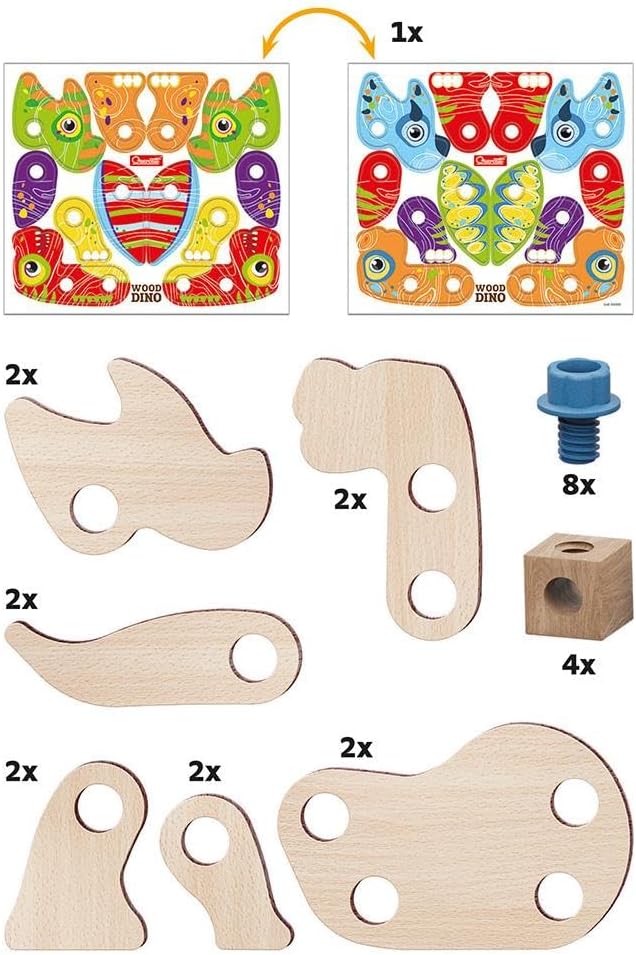 Bau Dinosaurier Holz Play Bio 24 Teile
