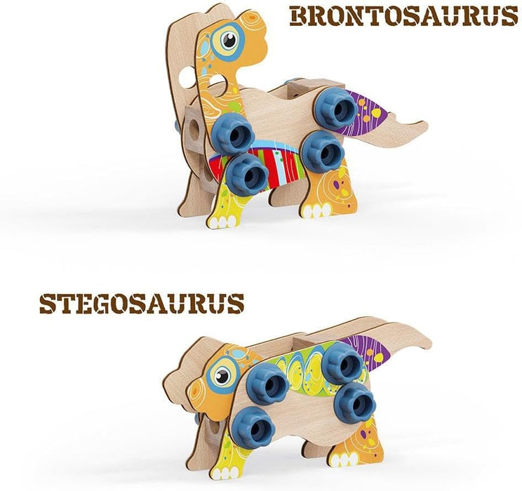 Bau Dinosaurier Holz Play Bio 24 Teile