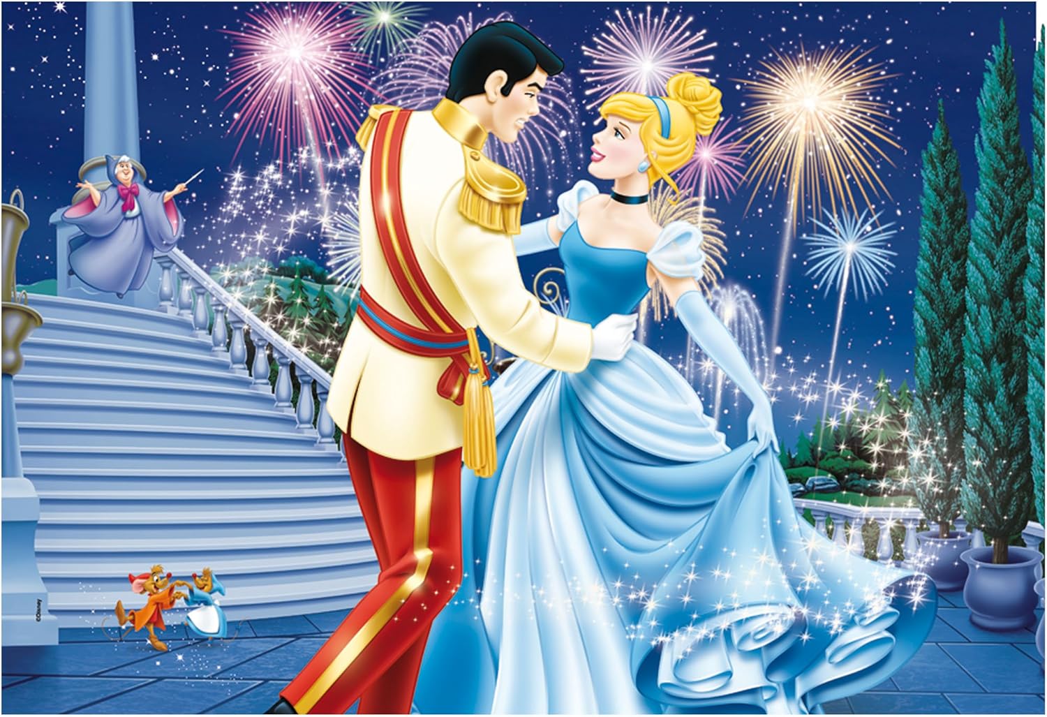 Liscianigiochi Disney Junior 46546 Disney Princess Puzzle, Multicolour, One Size Cinderella