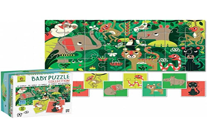 Ludattica 82278 Children's Puzzle The Jungle, Multicoloured
