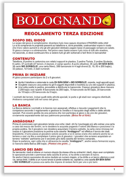 Bolognando the game of Bologna