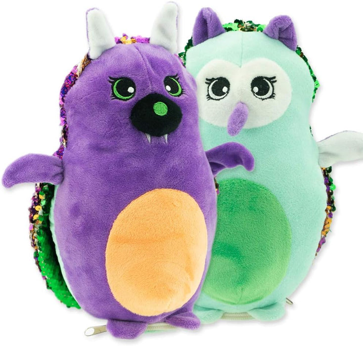 GIRABRILLA Marsupiotti-Animales Suaves Que se convierten en un relámpago, girando su capa-02542, Color Multicolores (Nice Group 2542