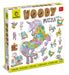 Ludattica Puzzles: Woody Puzzel ENVIRONEMENT Superb 25x35cm, 48 pieces, 12 Figurines, Wood, 5+