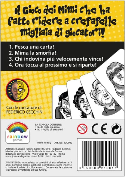Rainbow Games - Peek a Boo - Mimi Game - Family Board Game - Children from 6 Years - Portable Card Game