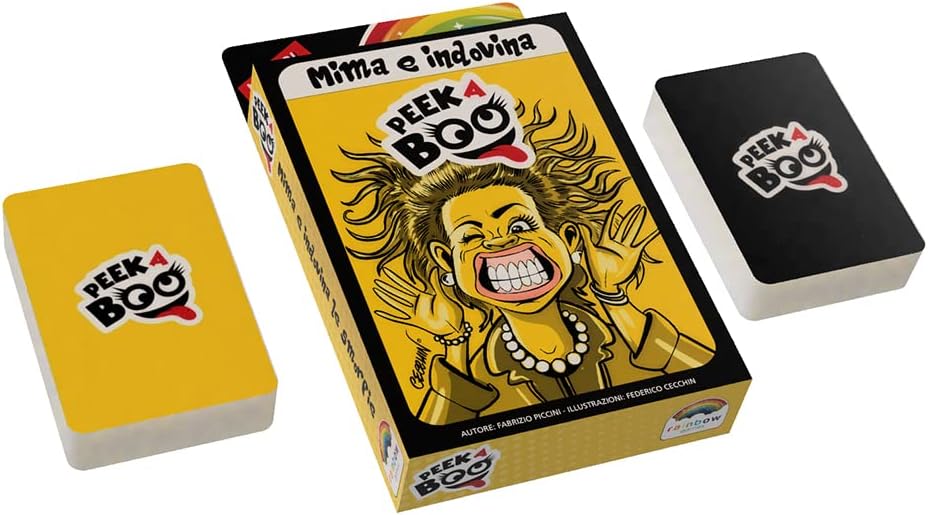 Rainbow Games - Peek a Boo - Mimi Game - Family Board Game - Children from 6 Years - Portable Card Game