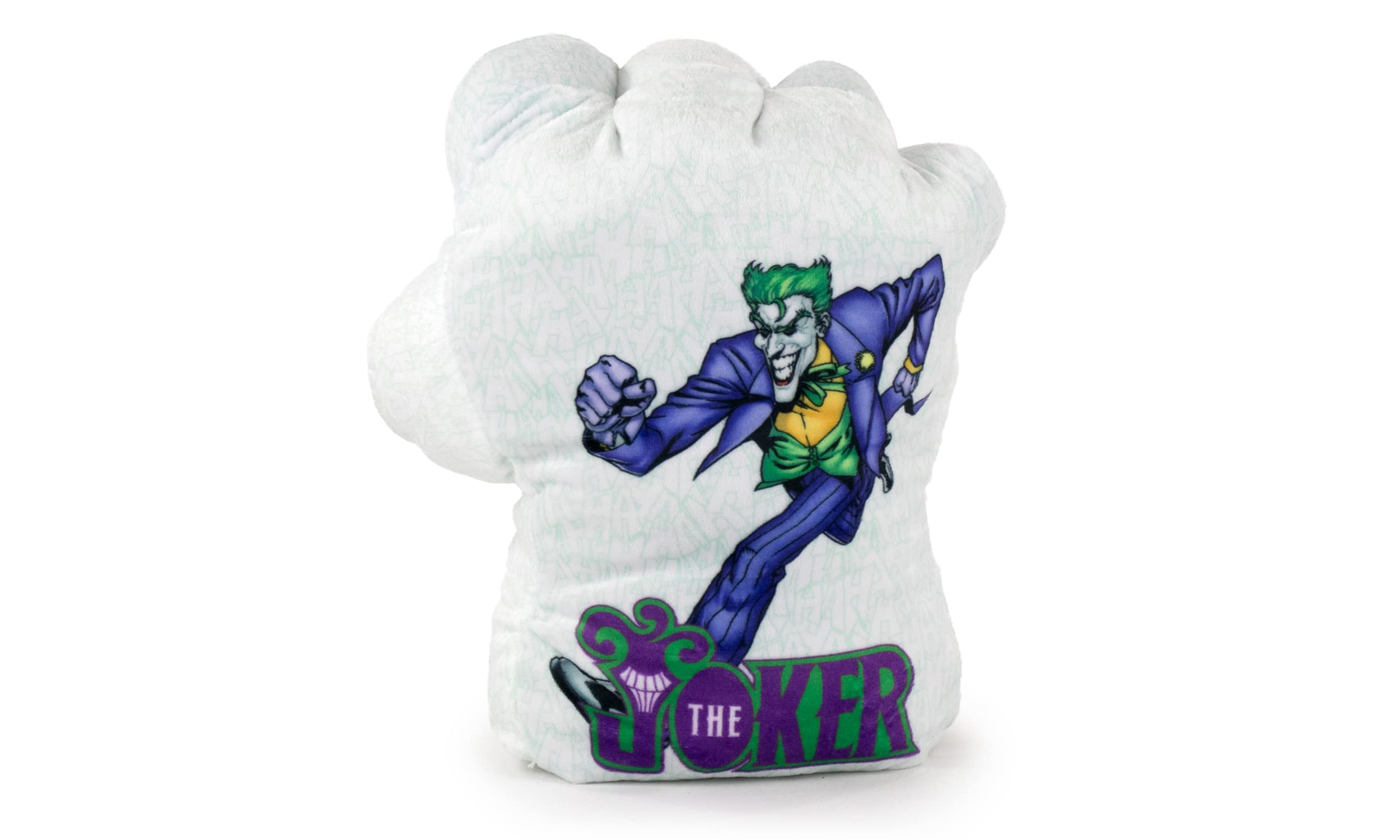 Play By Play Boxing Gloves Plush - DC Comics Characters - Superman, Batman, Joker - 1 Unit Right Hand (Joker