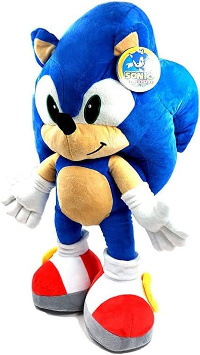 Play by Play Sonic The Hedgegog XXL 70 cm Official Licensed Plush Toy, Blue and White, One Size, sonic the hedgegog