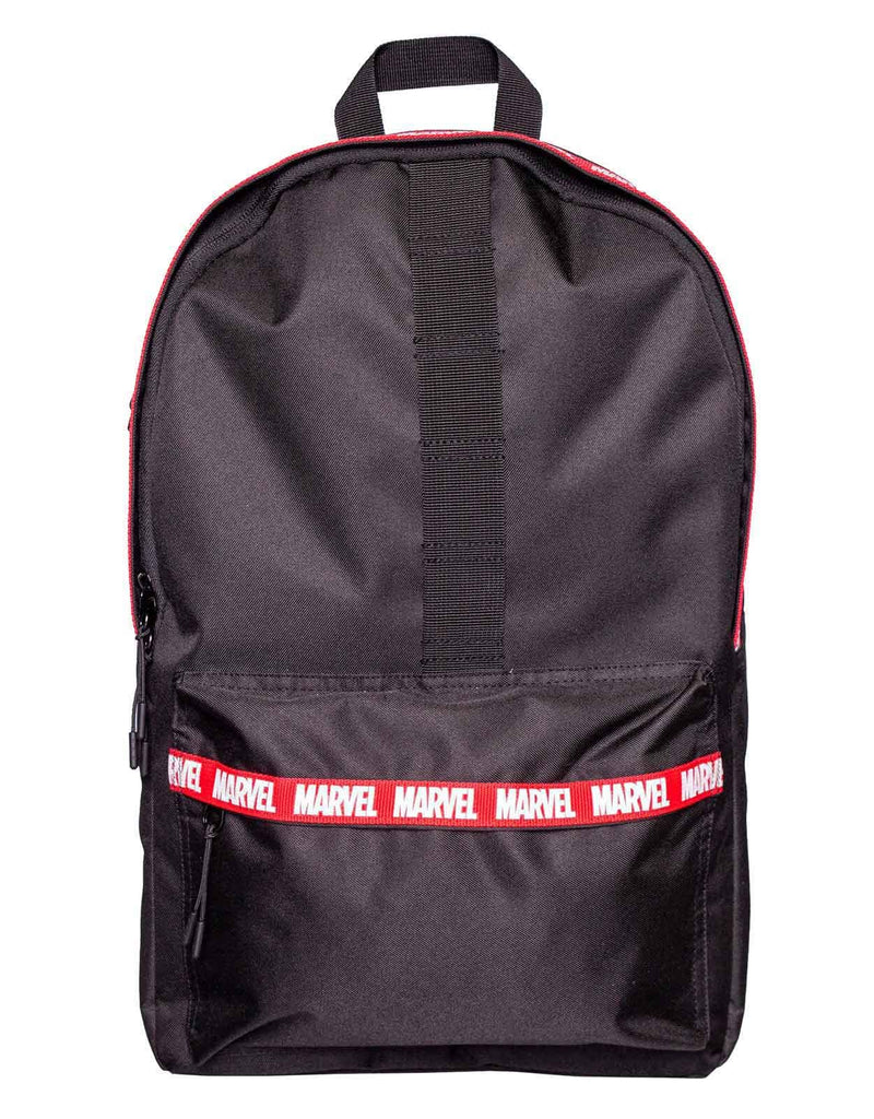 Marvel Backpack Classic Webbing Logo Official Black