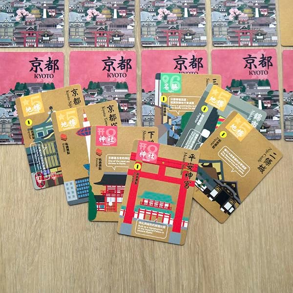City Explorer: Kyoto — by Moaideas Game Design | Make Your Perfect Sightseeing Plan | Discover Japanese Cultural Sites and Hidden Gems | Card Game for Travel Fans | for 2-5 Players | 10-20 Minutes