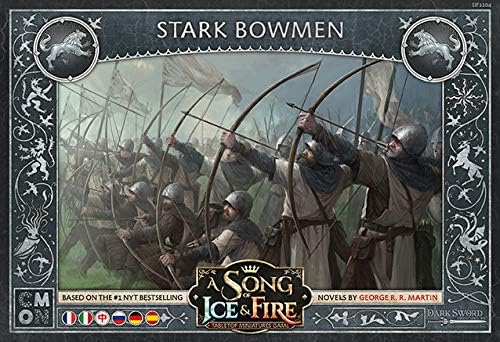 Asmodee Italia Song of Ice And Fire Arcieri Stark Expansion with Gorgeous Miniature, Colour, 10416