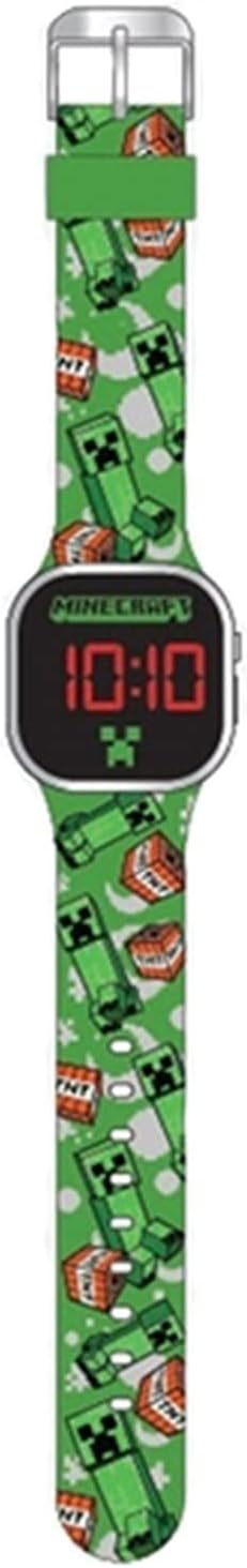 Minecraft LED Touchscreen TNT Creeper Kids Watch