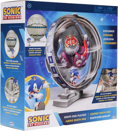 Sonic the Hedgehog Death Egg Playset with 2.5" Sonic Action Figure Included. Recreate Epic Battles From With This For Any Fan.