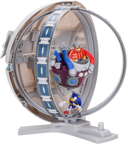 Sonic the Hedgehog Death Egg Playset with 2.5" Sonic Action Figure Included. Recreate Epic Battles From With This For Any Fan.