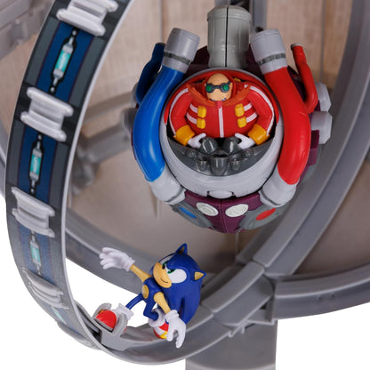 Sonic the Hedgehog Death Egg Playset with 2.5" Sonic Action Figure Included. Recreate Epic Battles From With This For Any Fan.
