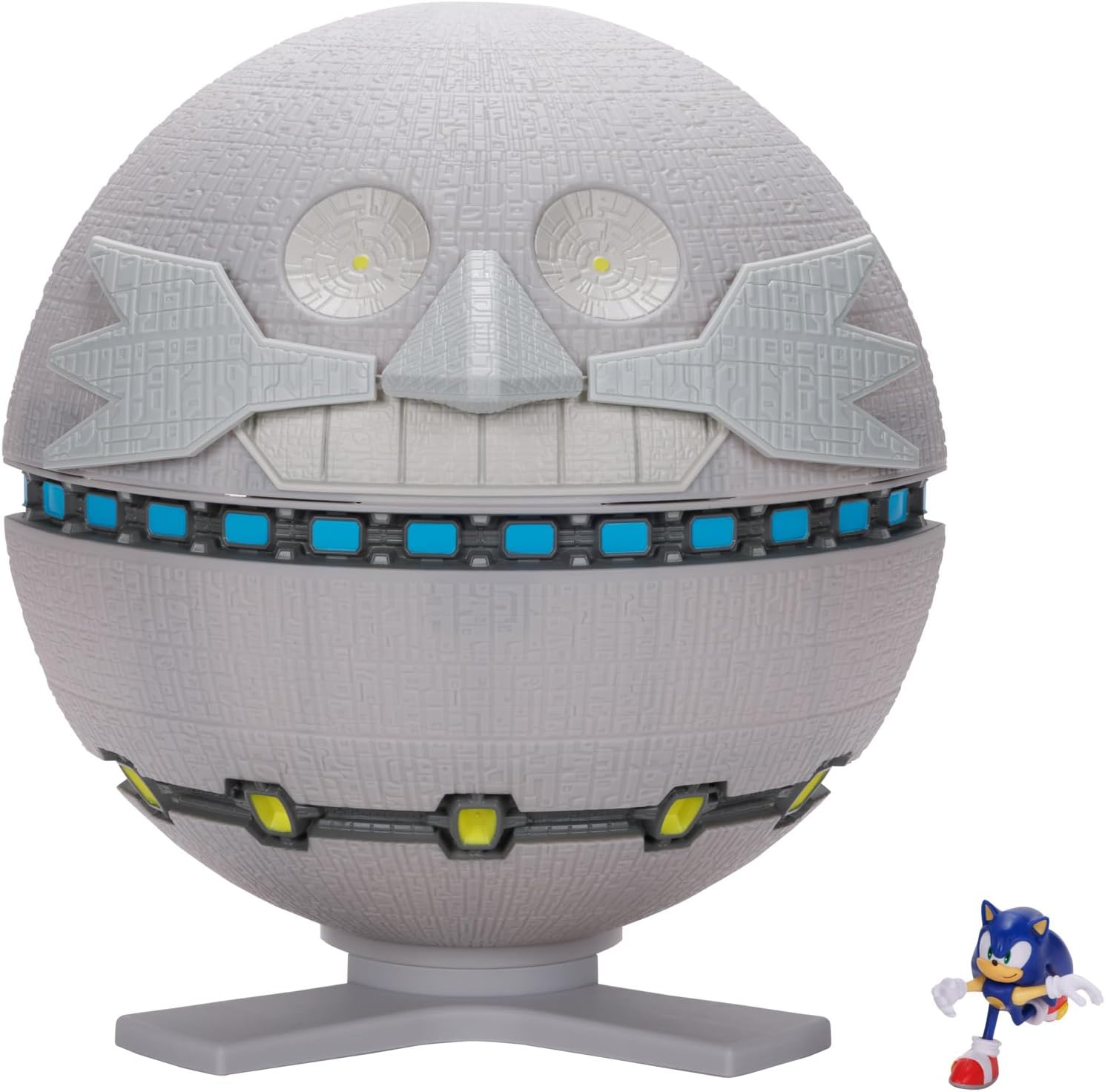 Sonic the Hedgehog Death Egg Playset with 2.5" Sonic Action Figure Included. Recreate Epic Battles From With This For Any Fan.
