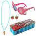 Cinereplicas Harry Potter Trio of Luna Lovegood with Ghosts, Radish Earrings and Cork Necklace - Officially Licensed