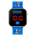 Sega Sonic the Hedgehog Blue LED Watch with Printed Character Strap SNC4137