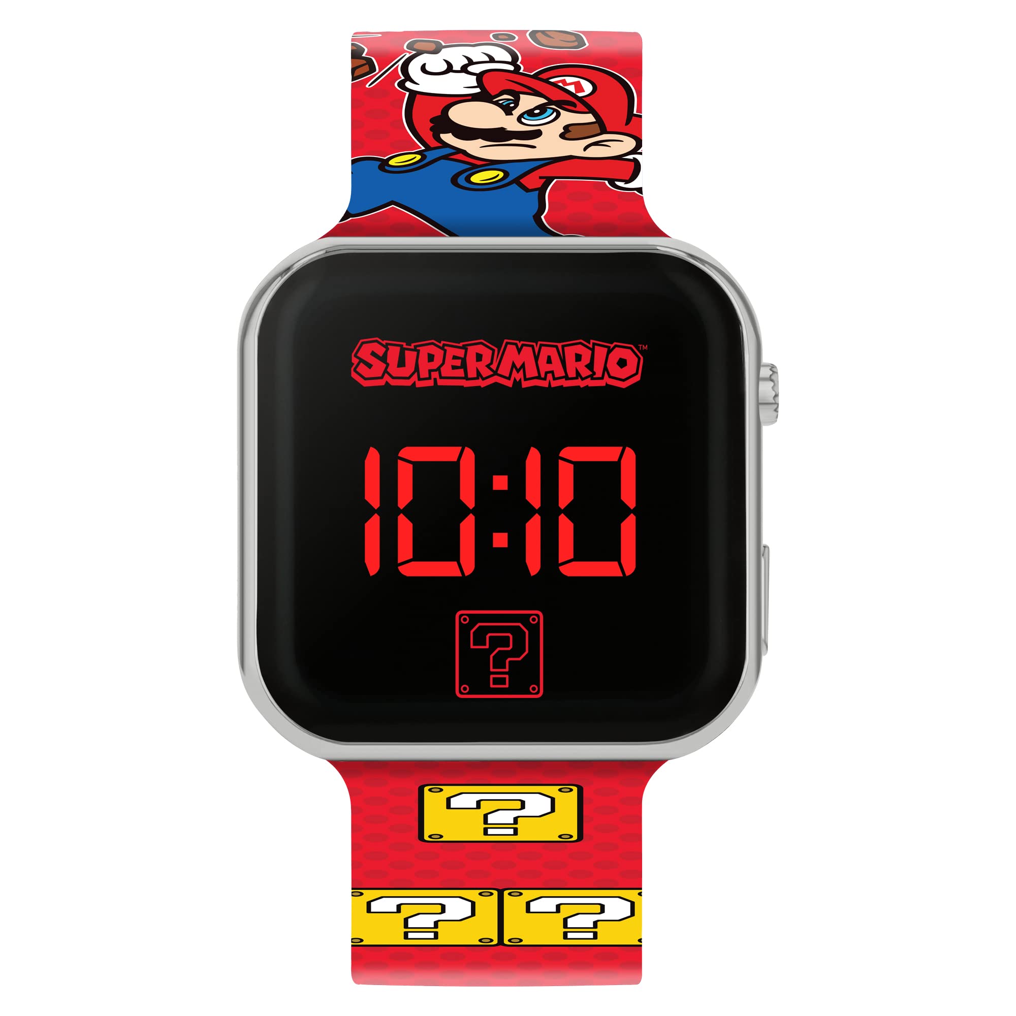 Nintendo Super Mario Printed Strap LED Watch GSM4107