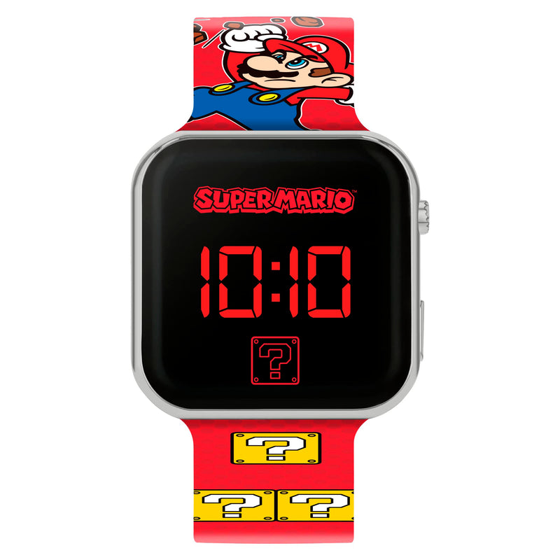 Nintendo Super Mario Printed Strap LED Watch GSM4107