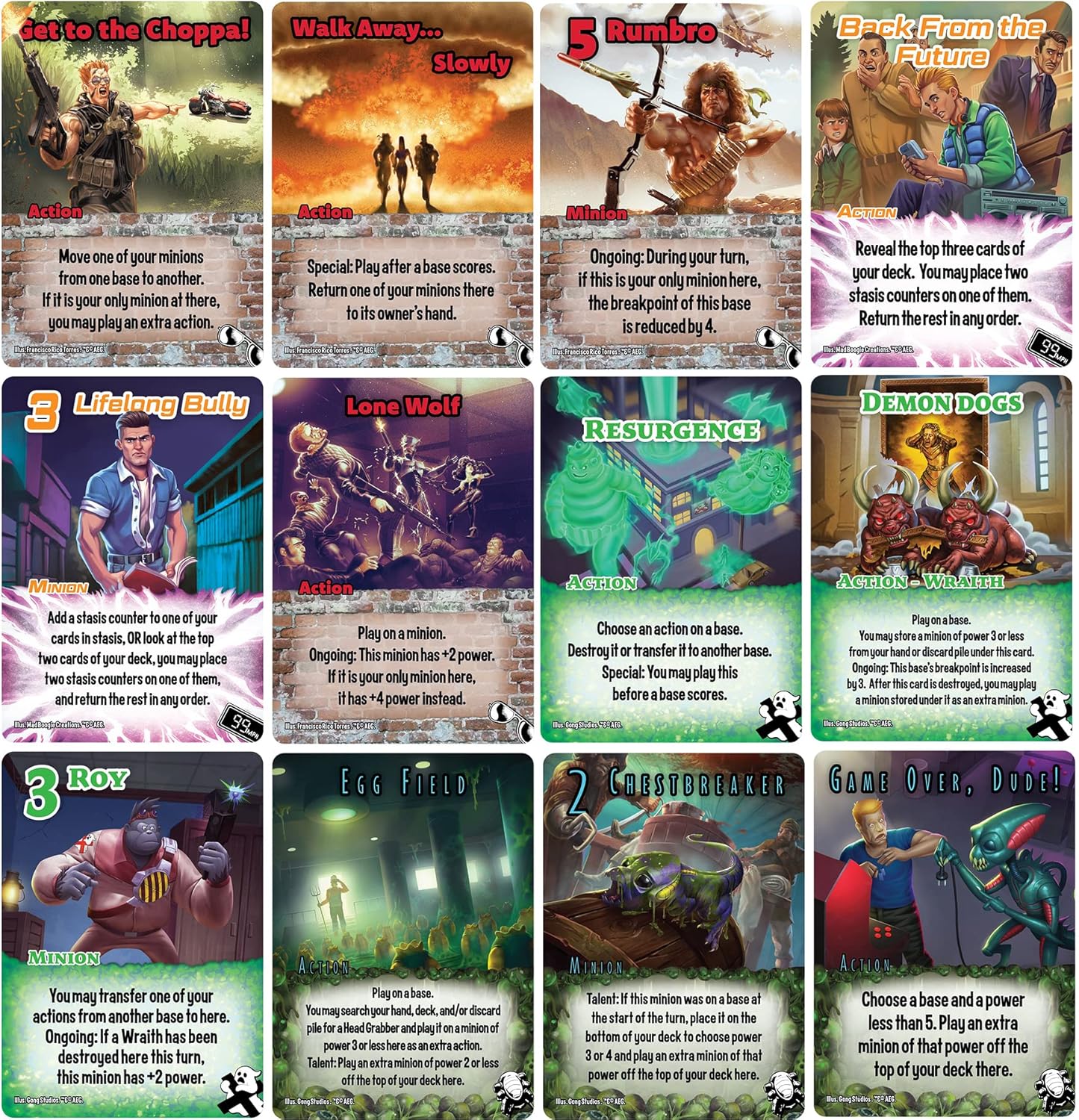 AEG Alderac Entertainment Group Smash Up: Excellent Movies, Dudes! Expansion