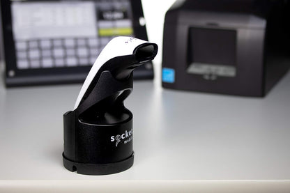 SocketScan S700, Linear Barcode Scanner, White & Black Charging Dock