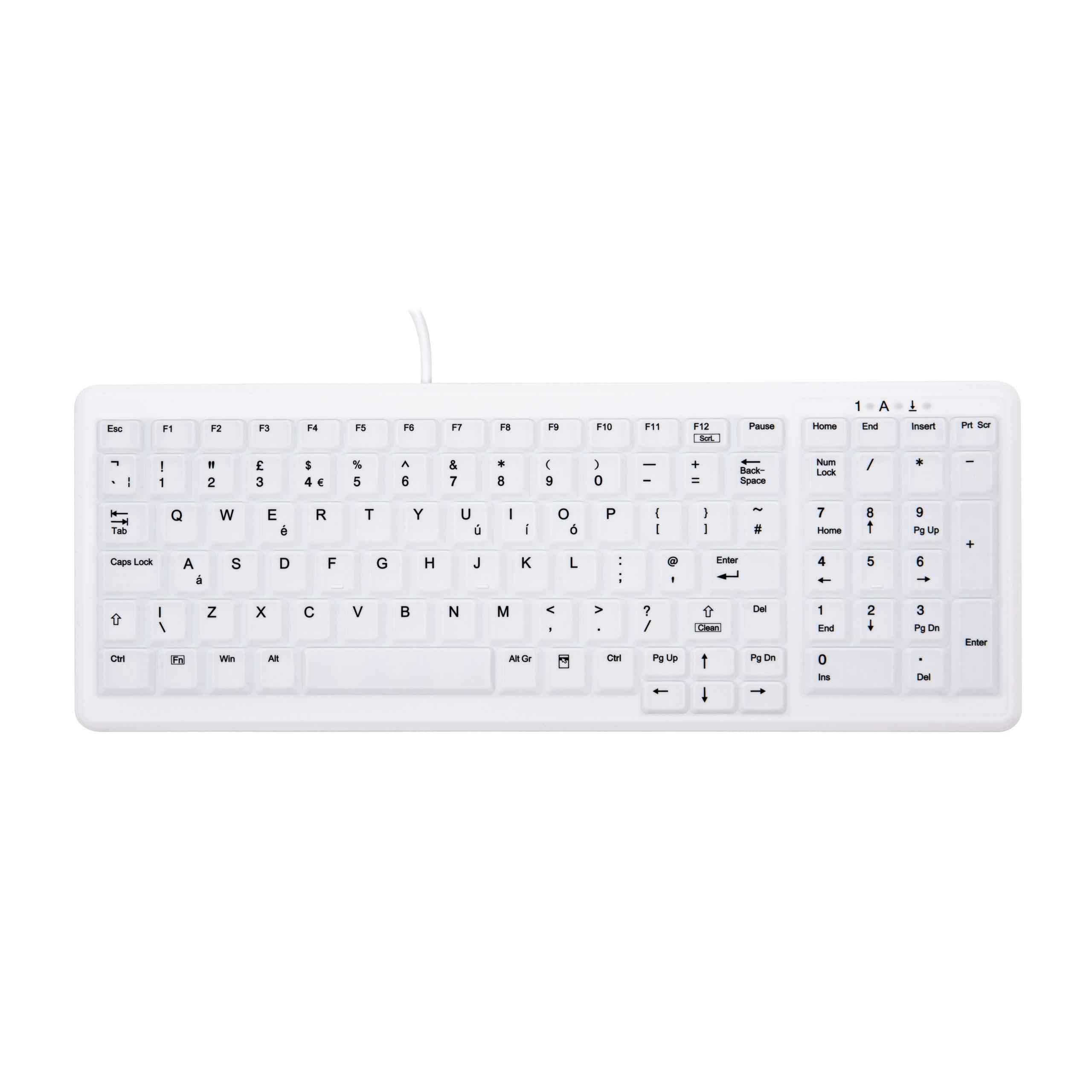 CHERRY - ACTIVE KEYS KBD AND MIC AK-C7000F-U1-W/UK UK-ENGLISH