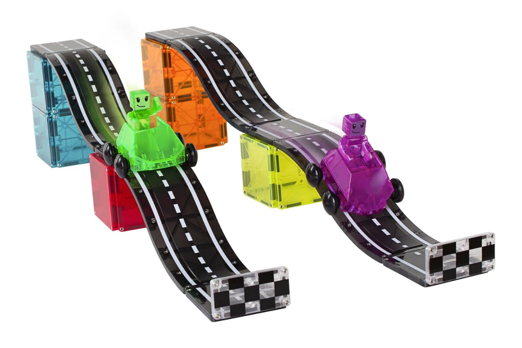 Magna-Tiles Downhill Duo 40-Piece Set, Black