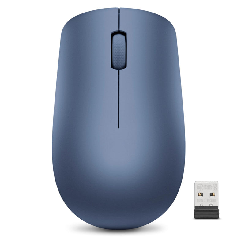 Lenovo 530 Wireless Mouse, Ambidextrous Design, Nano USB Connection, Compatible with Windows Laptops and PCs –