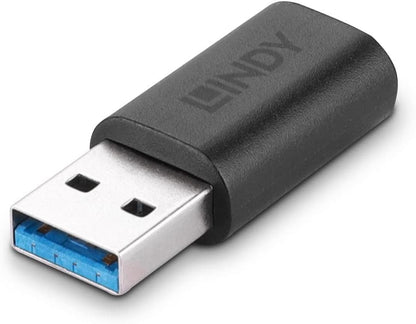 LINDY 41904 USB 3.2 Type A to C adapter,14.9 x 12.9 x 3.5 cm; 12 Grams
