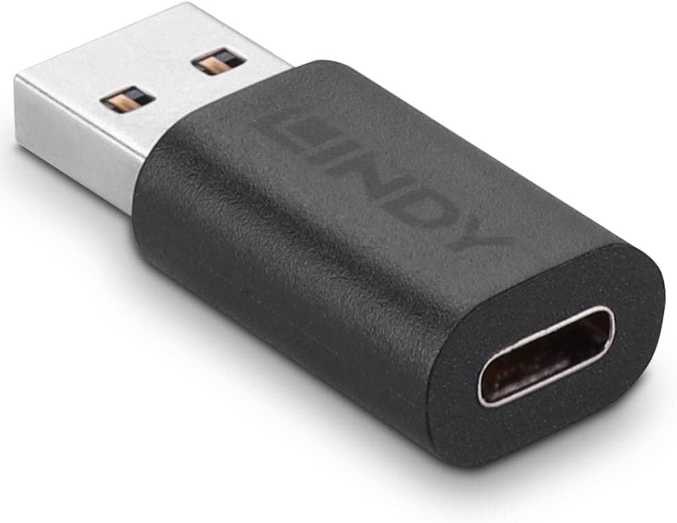 LINDY 41904 USB 3.2 Type A to C adapter,14.9 x 12.9 x 3.5 cm; 12 Grams