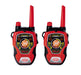 Dickie Toys - Walkie Talkie Fun, rood/zwart, 2 stuks, 16 cm, 2.4 GHz, bereik 100m, ruisonderdrukking, vanaf 3 jaar