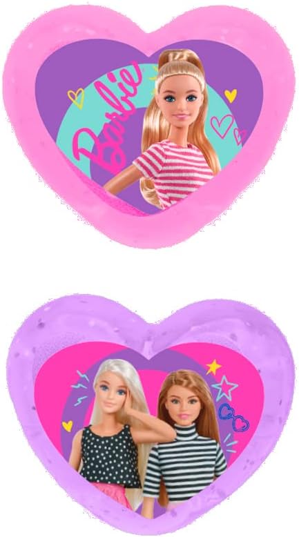 Joy Toy - Barbie jewellery set: bracelet, necklace, 2 rings in gift box 12 x 4 x 18 cm