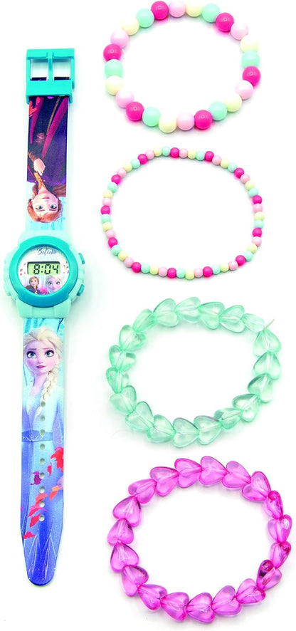Disney: Joy Toy - Frozen 2 (Orologio Lcd Con 4 Braccialetti)