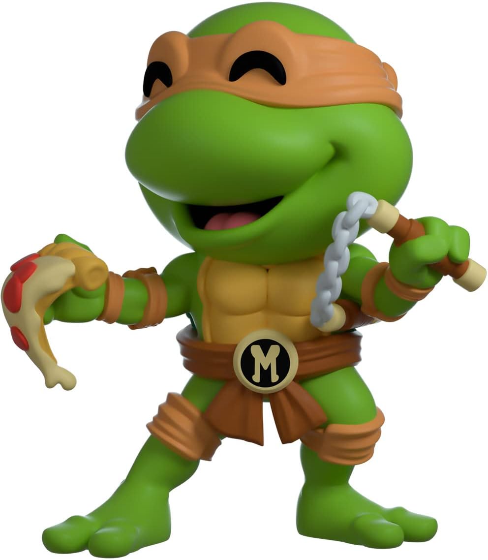 Youtooz Michelangelo Ninja Turtles Collectible, 4.2" Inch TMNT