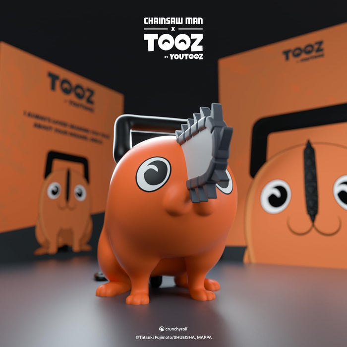 YOUTOOZ POCHITAHAPPY Chainsaw Man: Pochita Happy TV-Show Spiel, Orange/Abendrot im Zickzackmuster (Sunset Chevron), Small